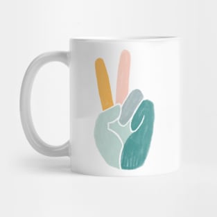 Peace sign pastel Mug